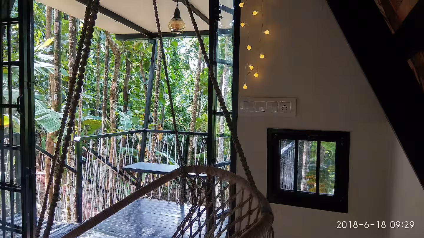 The patio at Riverloft, Kabani Riverside