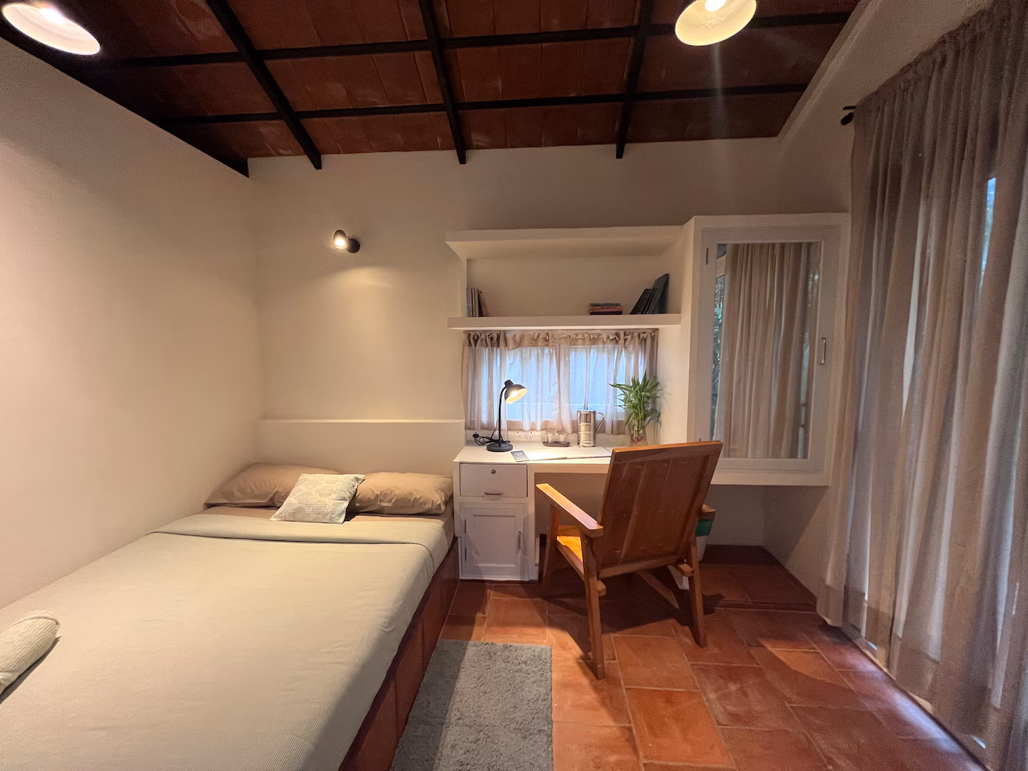 Where you'll sleep at The Writer's Cabin, Kabani Riverside