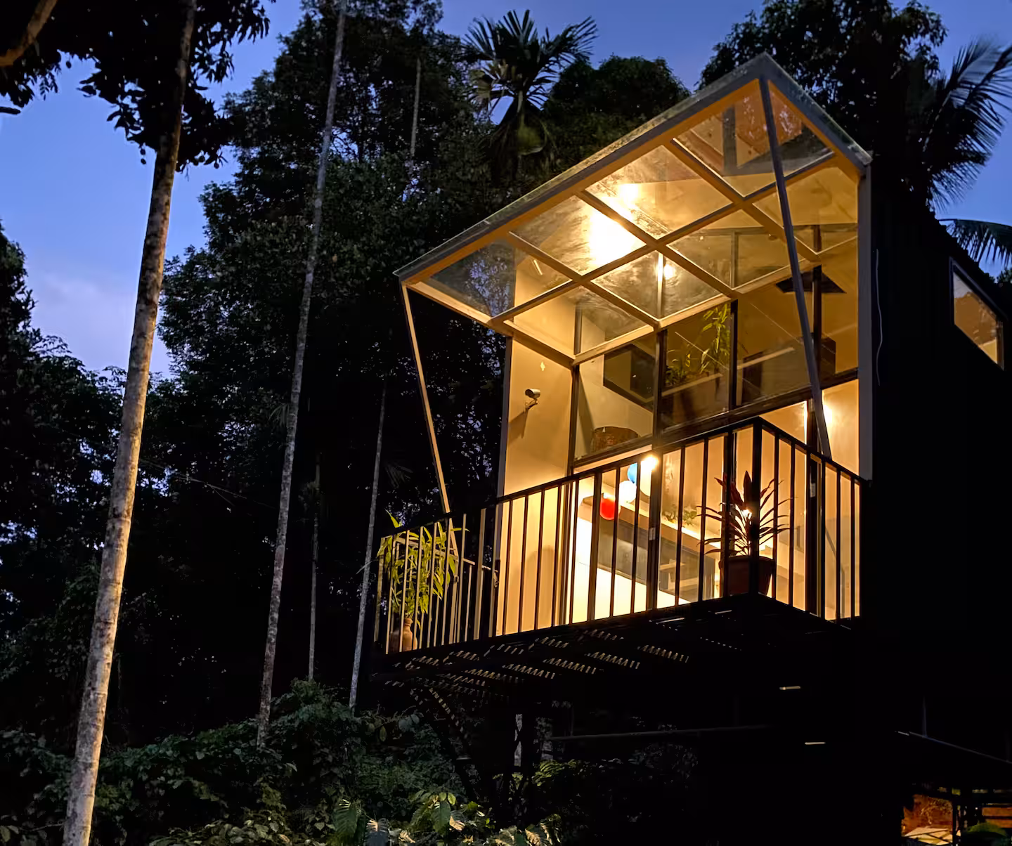 Front elevation at Attics, Kabani Riverside, Wayanad